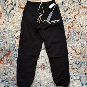 Essentials Fear of god Sweatpants black Drawstring size S